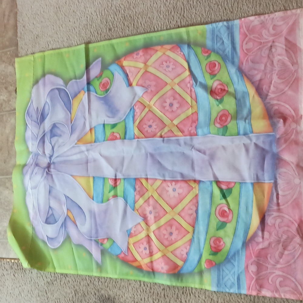 Christmas  Ornament flag  est SZ 45 X 27 $25 + free flag